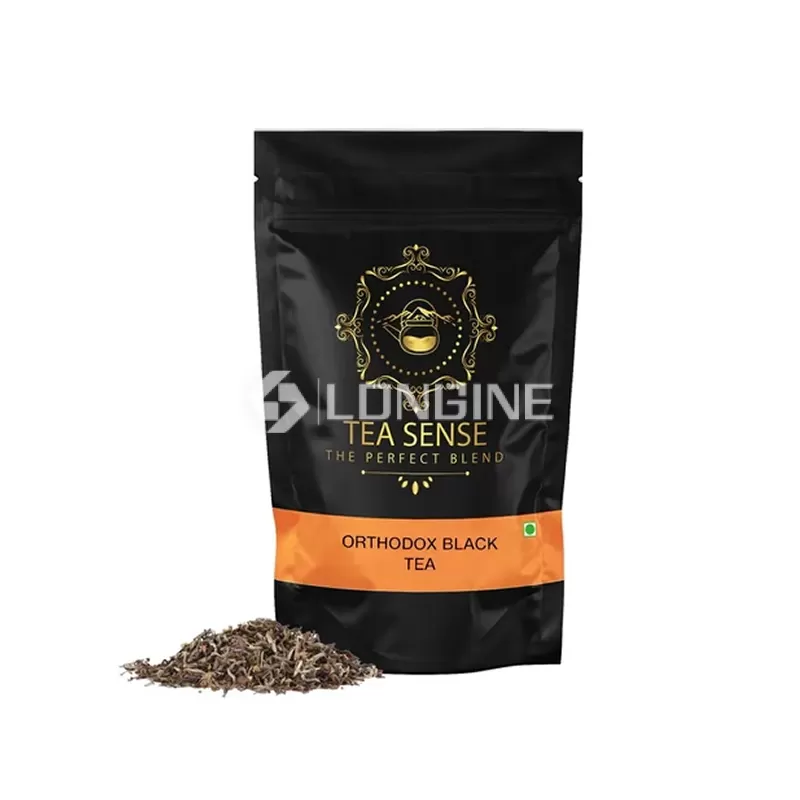Black Tea Packaging Bags With Zipper