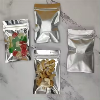 Aluminum Yin-Yang Zipper Bags