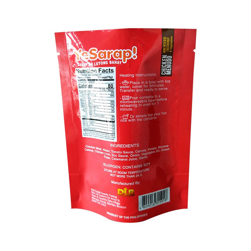 Printing Aluminum Retort Pouch