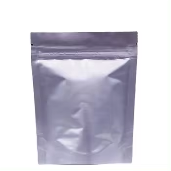 Aluminum Pouch Zip Flat Bottom