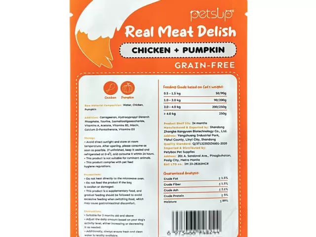 Wet Cat Food Pouch