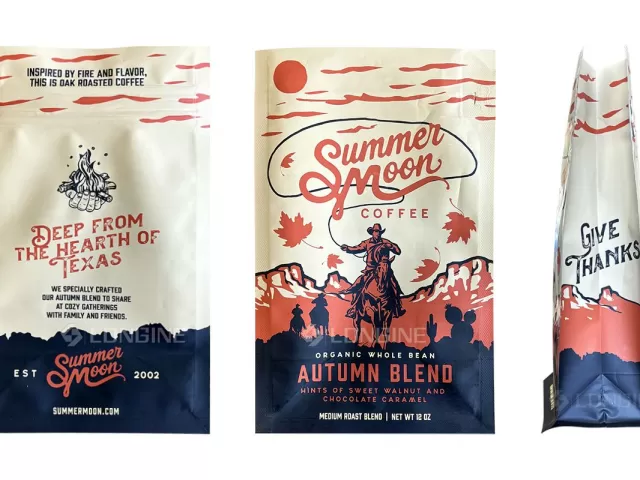 Eight Sides Coffee Bag Packaging