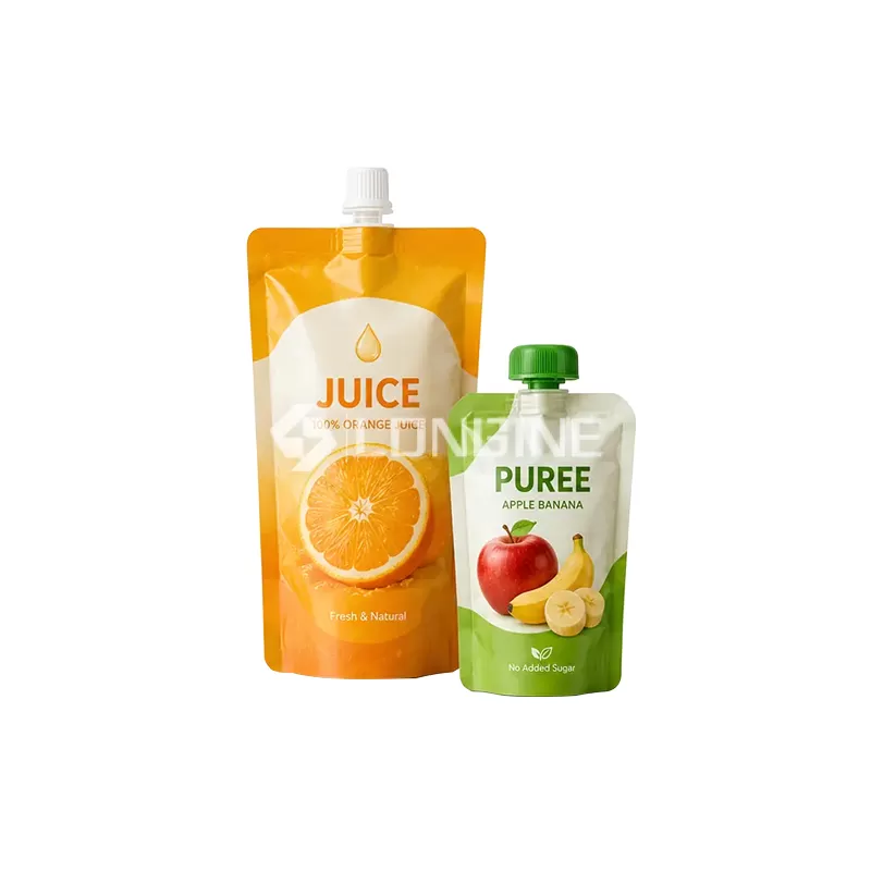 Spout Pouch Bag For Fruit Juice Packaging