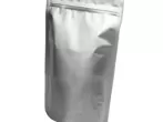 Aluminum Pouch Zip Flat Bottom