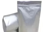 Aluminum Zipper Square Bottom Bag