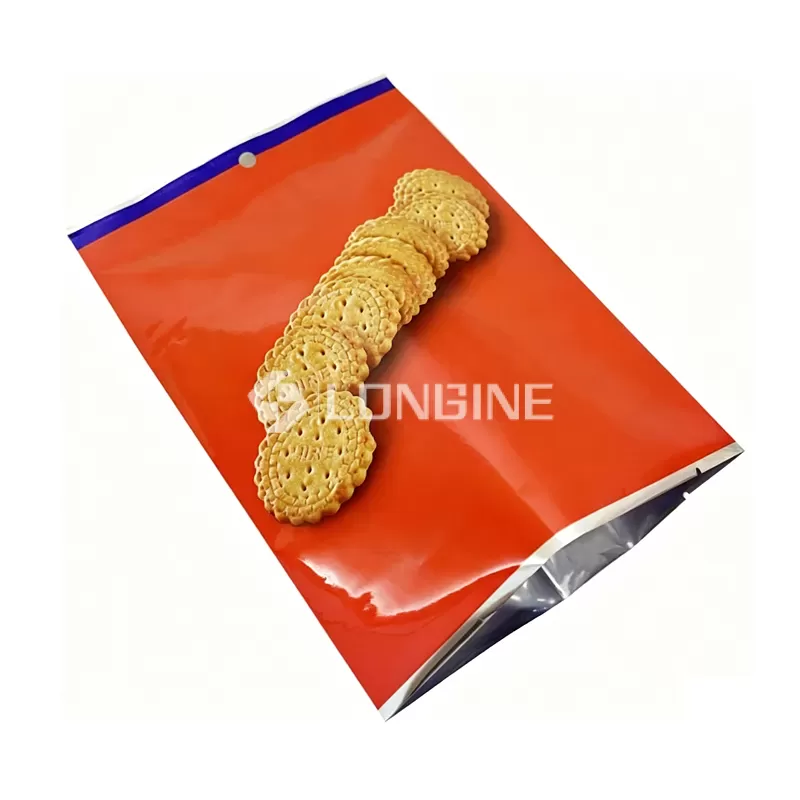 Three Side Seal Biscuit Packaging Bags