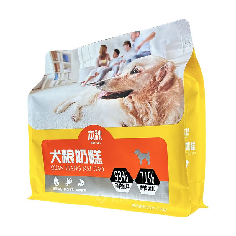 Zipper Stand Up Pet Food Bag