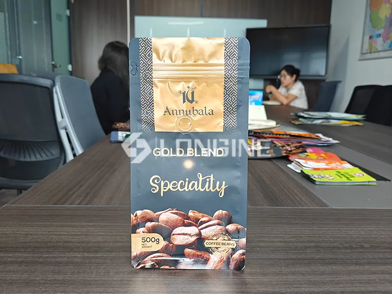 Sri Lanka Coffee Brand Chooses Longine Premium 500g Zipper Coffee Packaging Bags