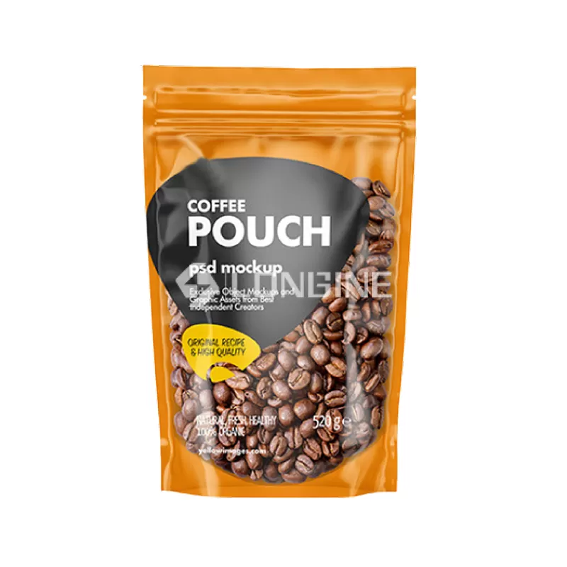 Stand up Zipper Bags for Ground Coffee